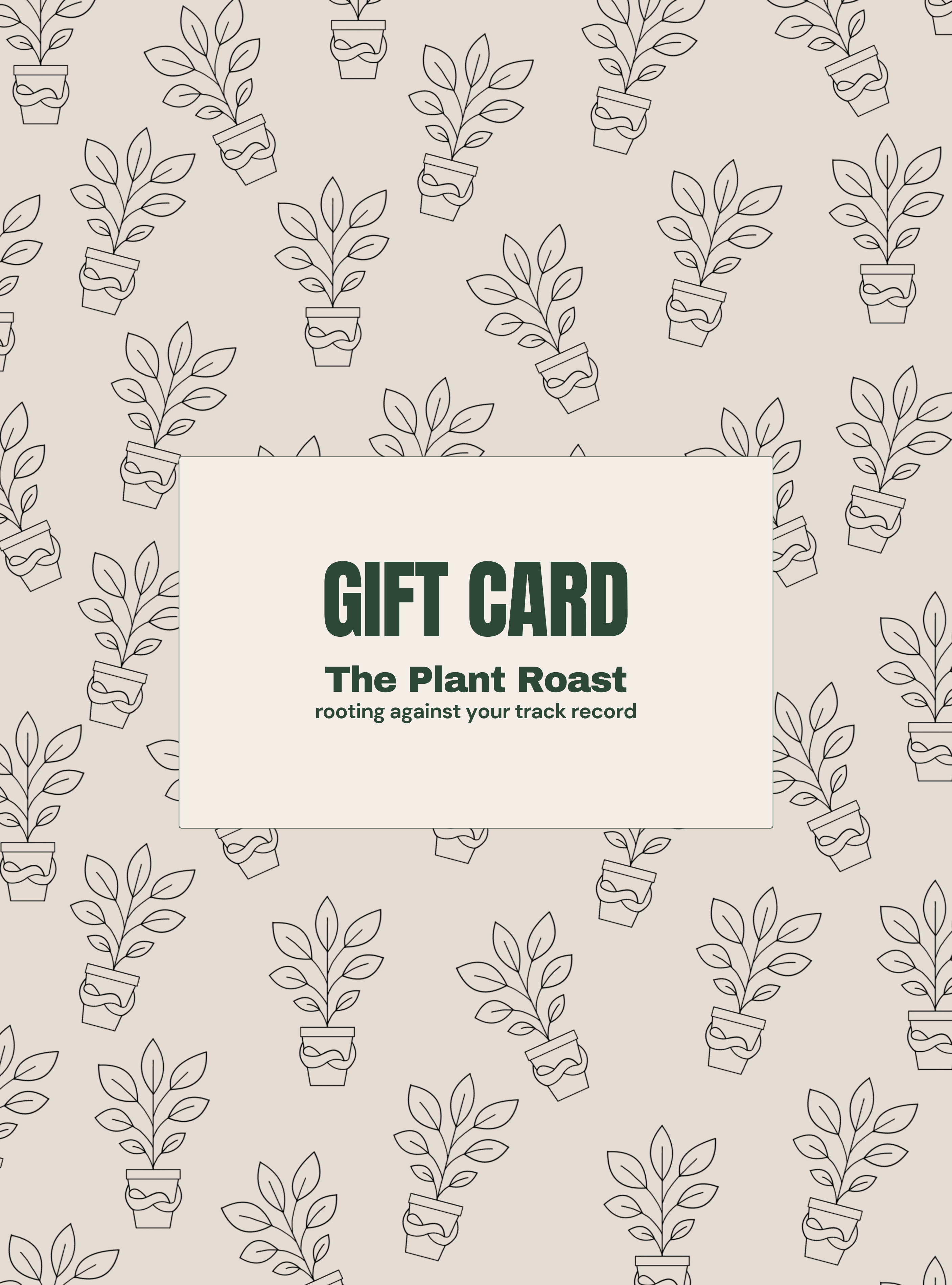 The Plant Roast Gift Card